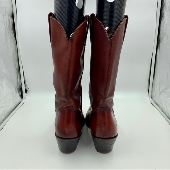 Men’s Vintage Oxblood Frye Boots - Picture 2 of 10